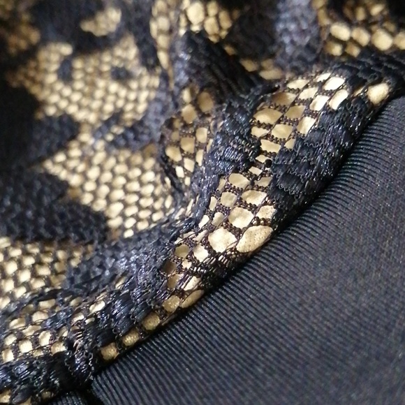 💙 ASOS Lace Scuba Skater Dress - Picture 3 of 3